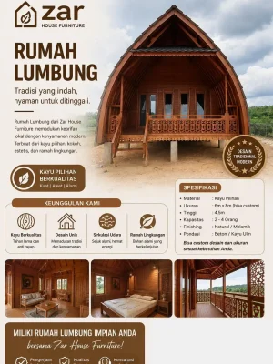Rumah Lumbung Kayu Jati