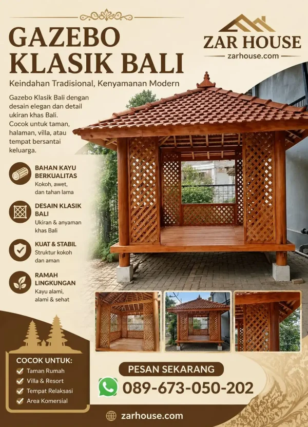 Gazebo Klasik Bali Gazebo Klasik Bali