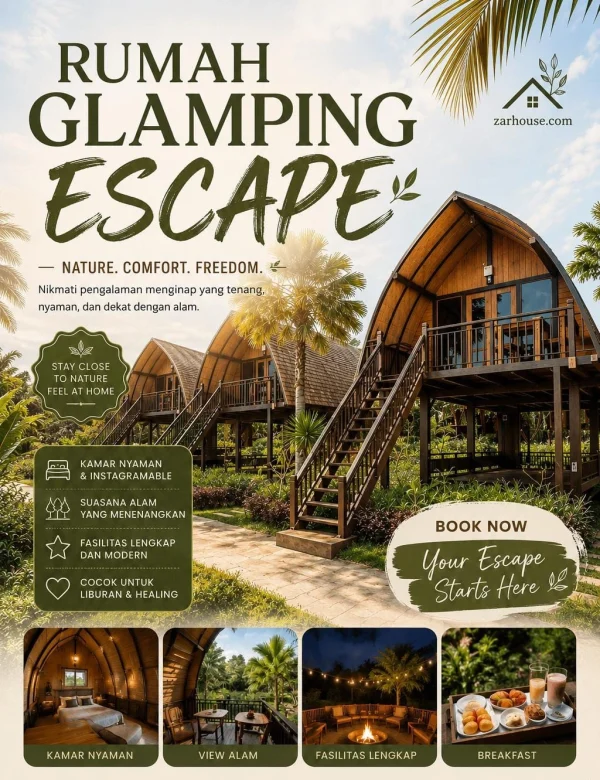 Rumah Glamping Escape Rumah Glamping Escape