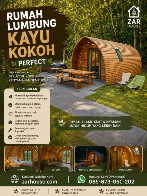 Rumah Lumbung Kayu Kokoh