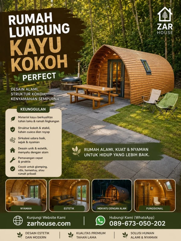 Rumah Lumbung Kayu Kokoh Rumah Lumbung Kayu Kokoh