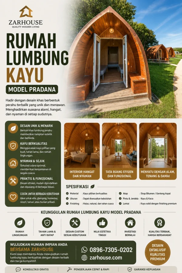 Rumah Lumbung Kayu Model Pradana Rumah Lumbung Kayu Model Pradana