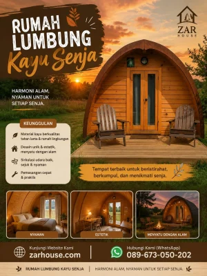 Rumah Lumbung Kayu Senja