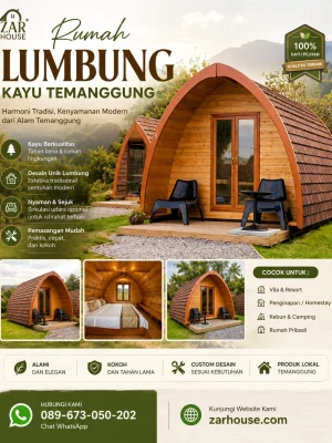 Rumah Lumbung Kayu Temanggung