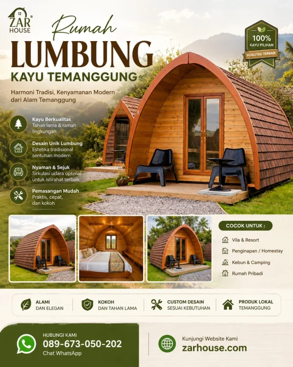 Rumah Lumbung Kayu Temanggung