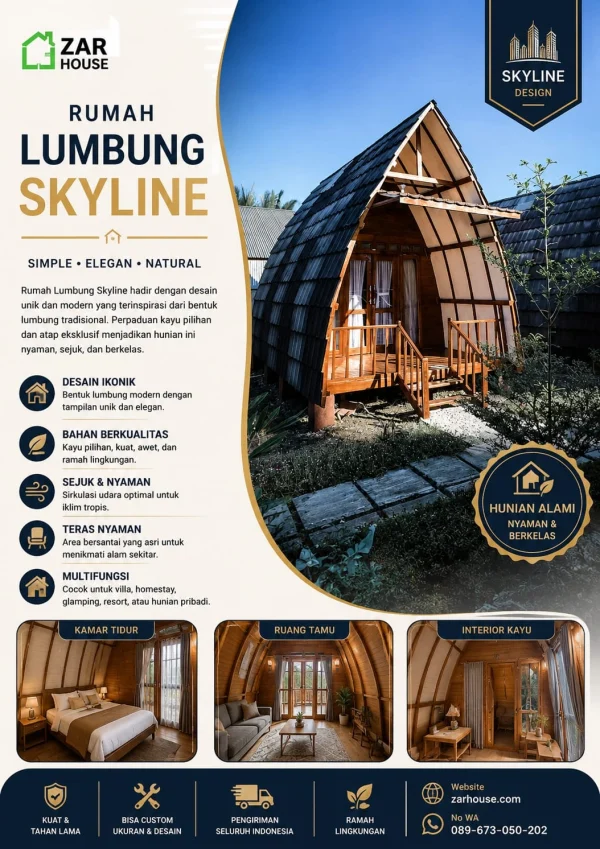 Rumah Lumbung Skyline