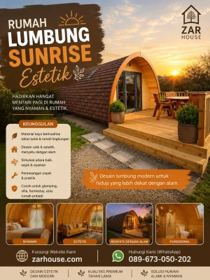 Rumah Lumbung Sunrise Estetik