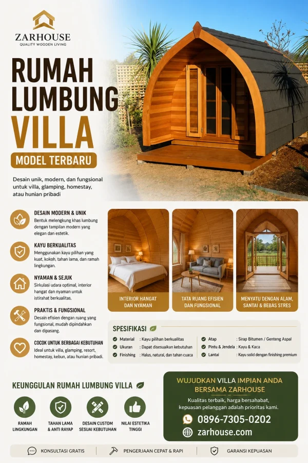 Rumah Lumbung Villa Model Terbaru Rumah Lumbung Villa Model Terbaru