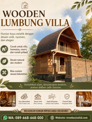 Wooden Lumbung Villa