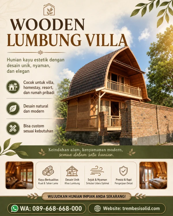 Wooden Lumbung Villa Wooden Lumbung Villa